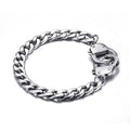 Handcuff Bracelet for Men Stainless Steel Chain Bracelet High Quality Promise Jewelry